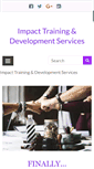 Mobile Screenshot of impacttrainingservices.com